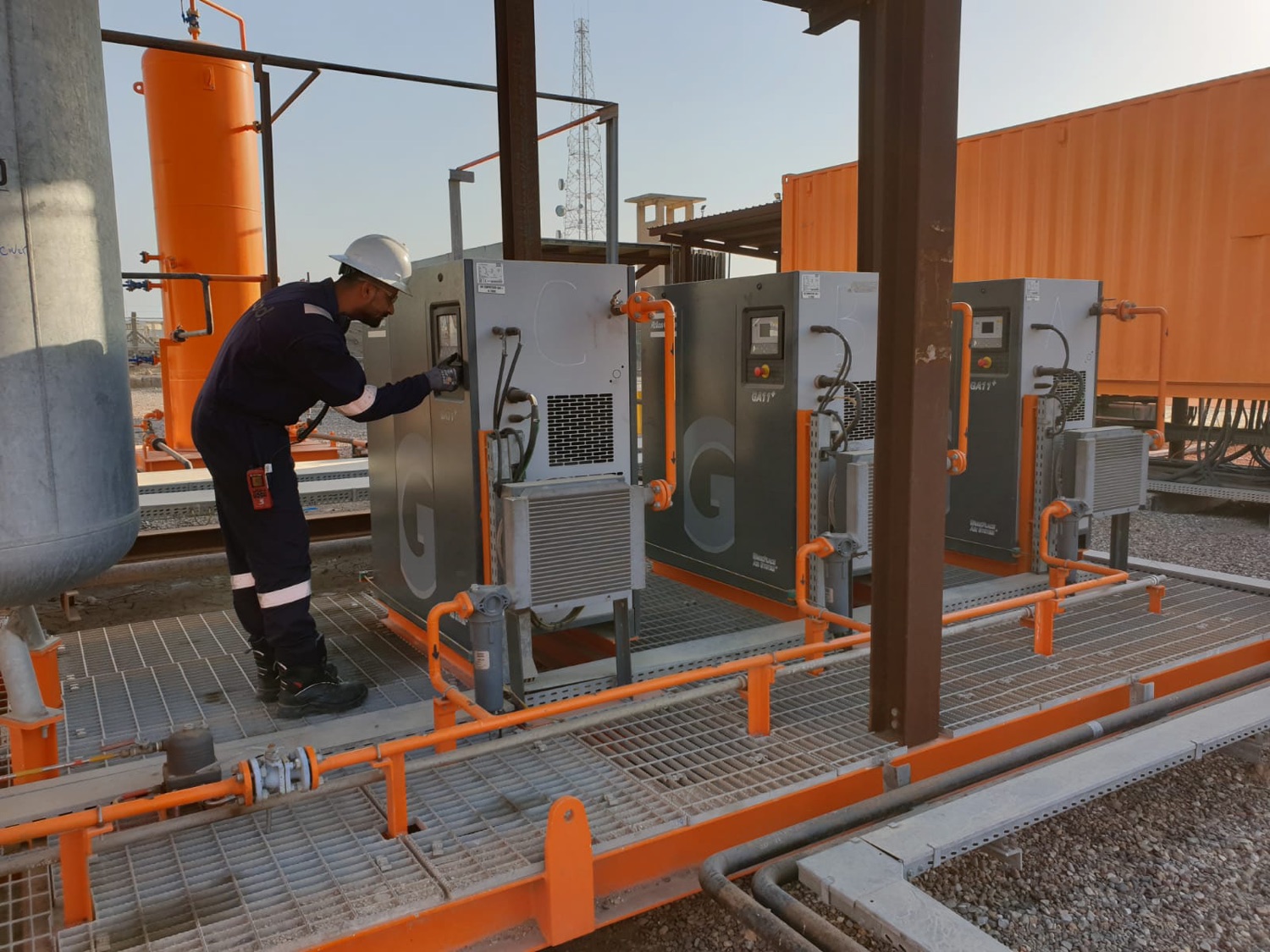Field equipment maintenance — West Qurna 1, VVISION
